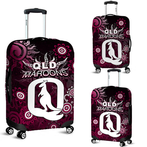 QLD Maroons luggage Cover Aboriginal  LT6