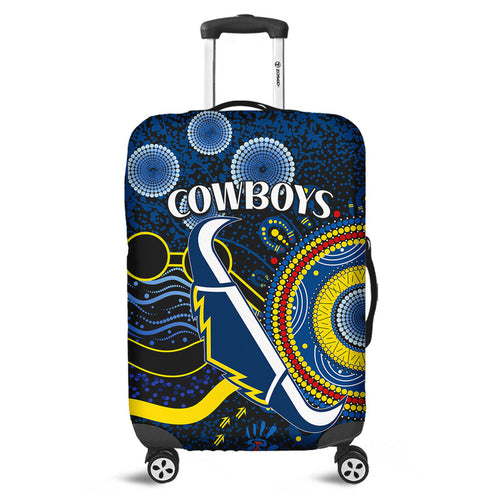 cowboys-rugby-luggage-cover-aboriginal-dots-version