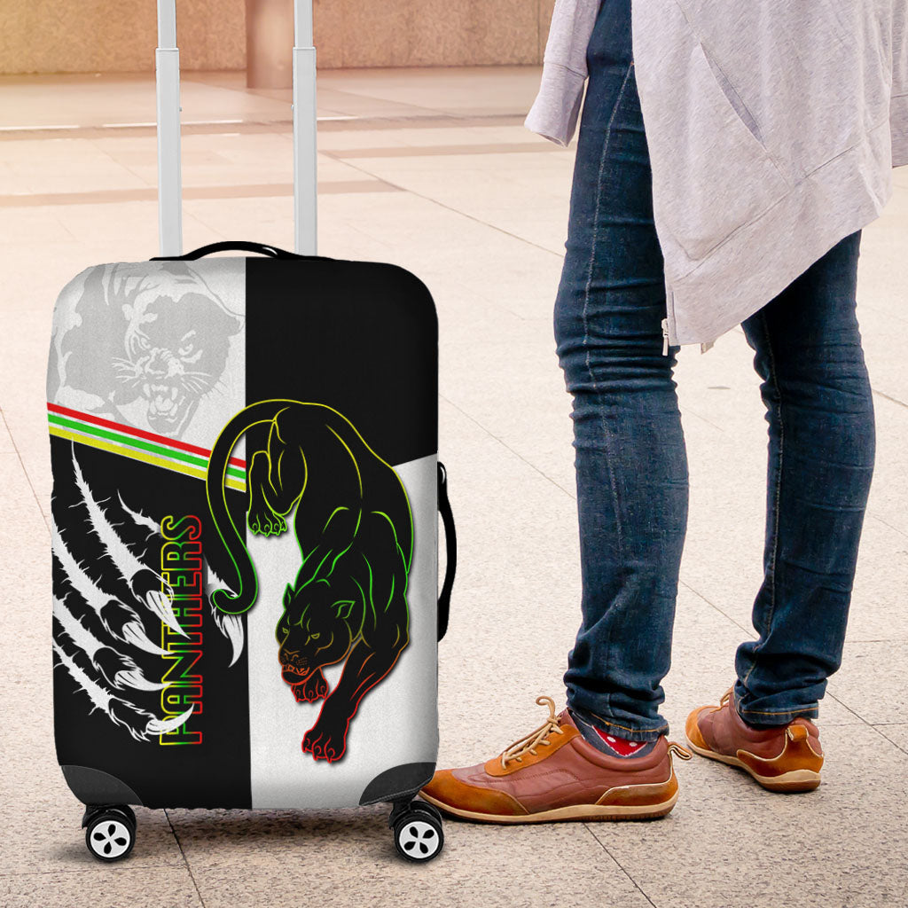 panthers-luggage-covers-claws-half-black-white-style