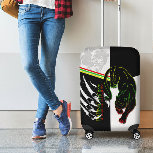 panthers-luggage-covers-claws-half-black-white-style