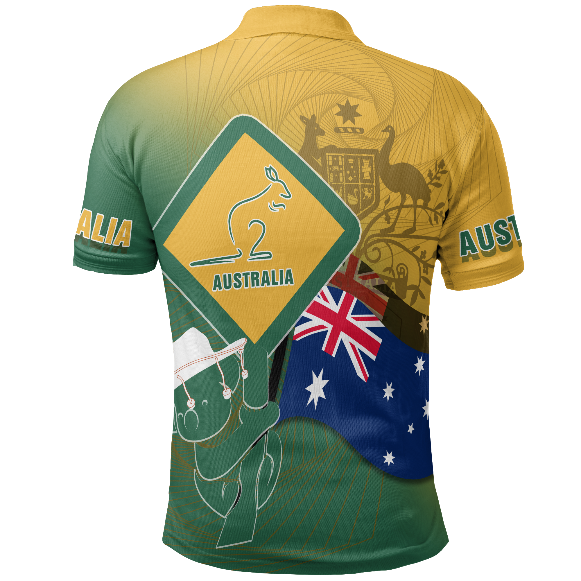 polo-shirt-aus-flag-and-coat-of-arms-shirt-kangaroo-and-koala-sign-unisex