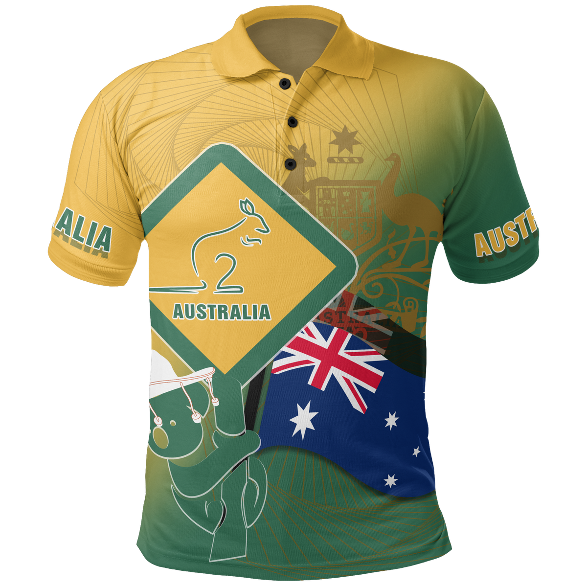 polo-shirt-aus-flag-and-coat-of-arms-shirt-kangaroo-and-koala-sign-unisex