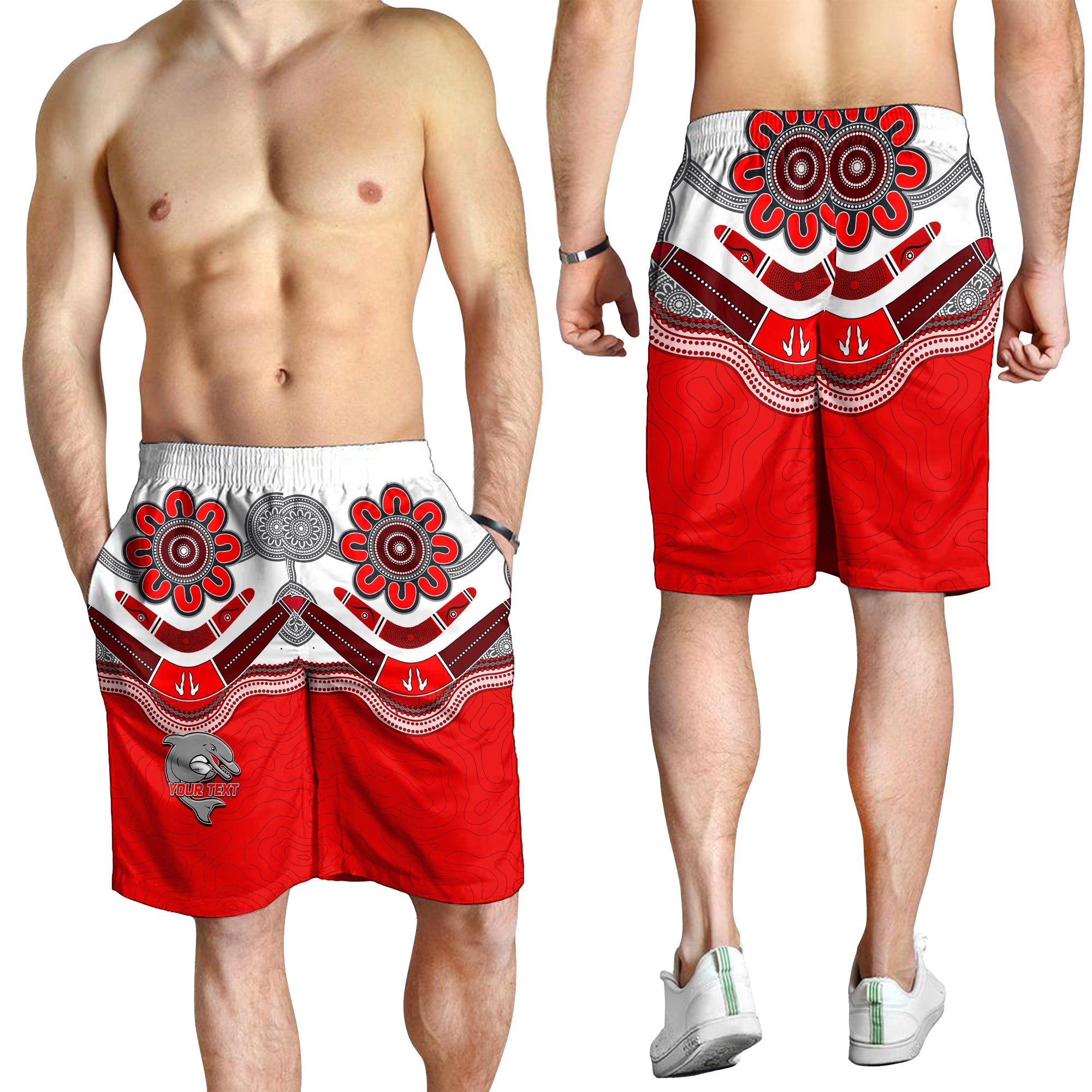 custom-personalised-dolphins-rugby-men-shorts-redcliffe-come-back-stronger
