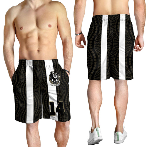 custom-number-magpies-football-men-shorts-collingwood-1892-indigenous-sporty-style