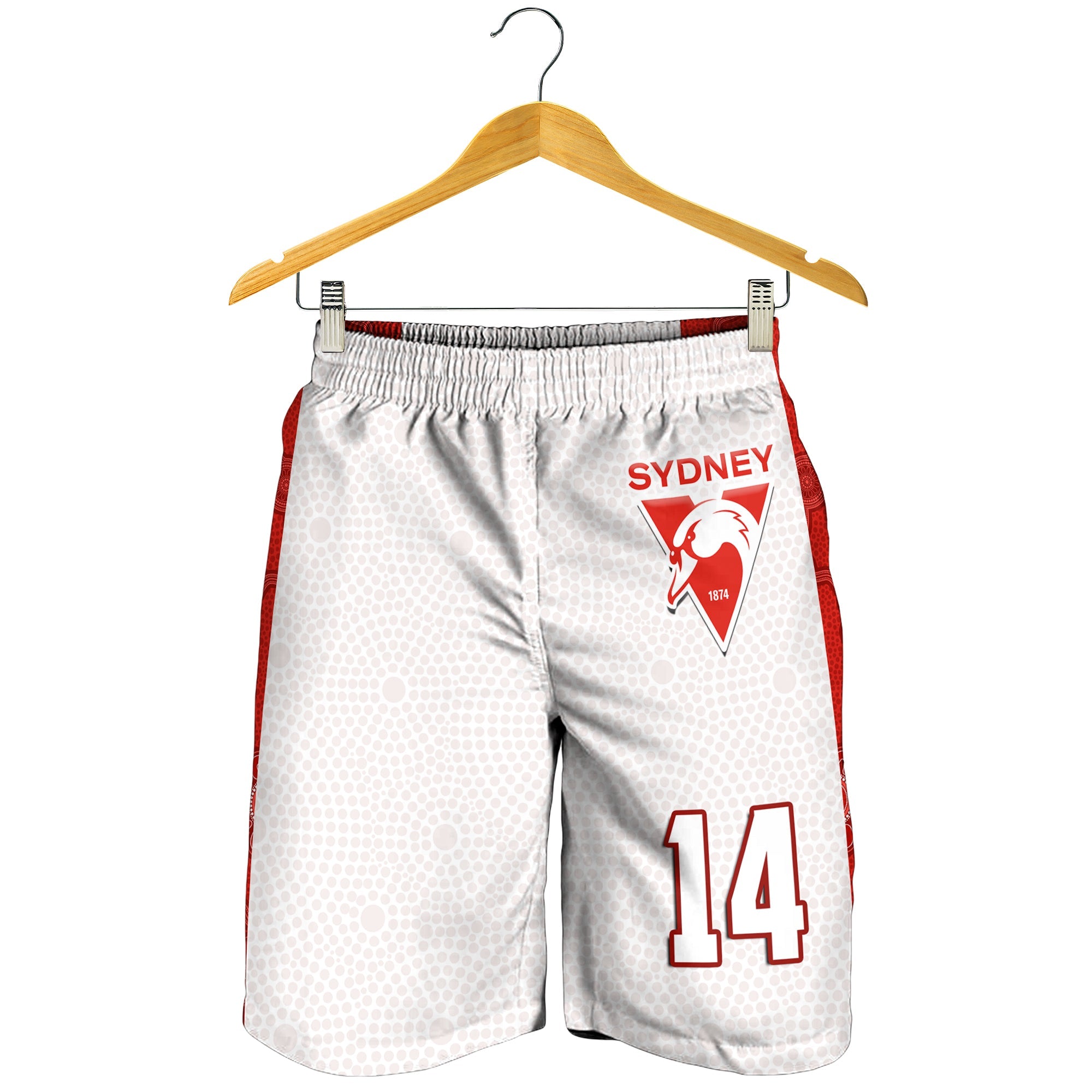 custom-number-sydney-football-men-shorts-swans-1874-dot-painting-artsy