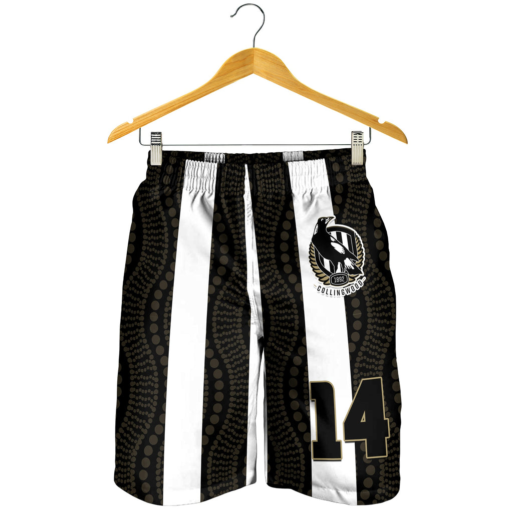 custom-number-magpies-football-men-shorts-collingwood-1892-indigenous-sporty-style
