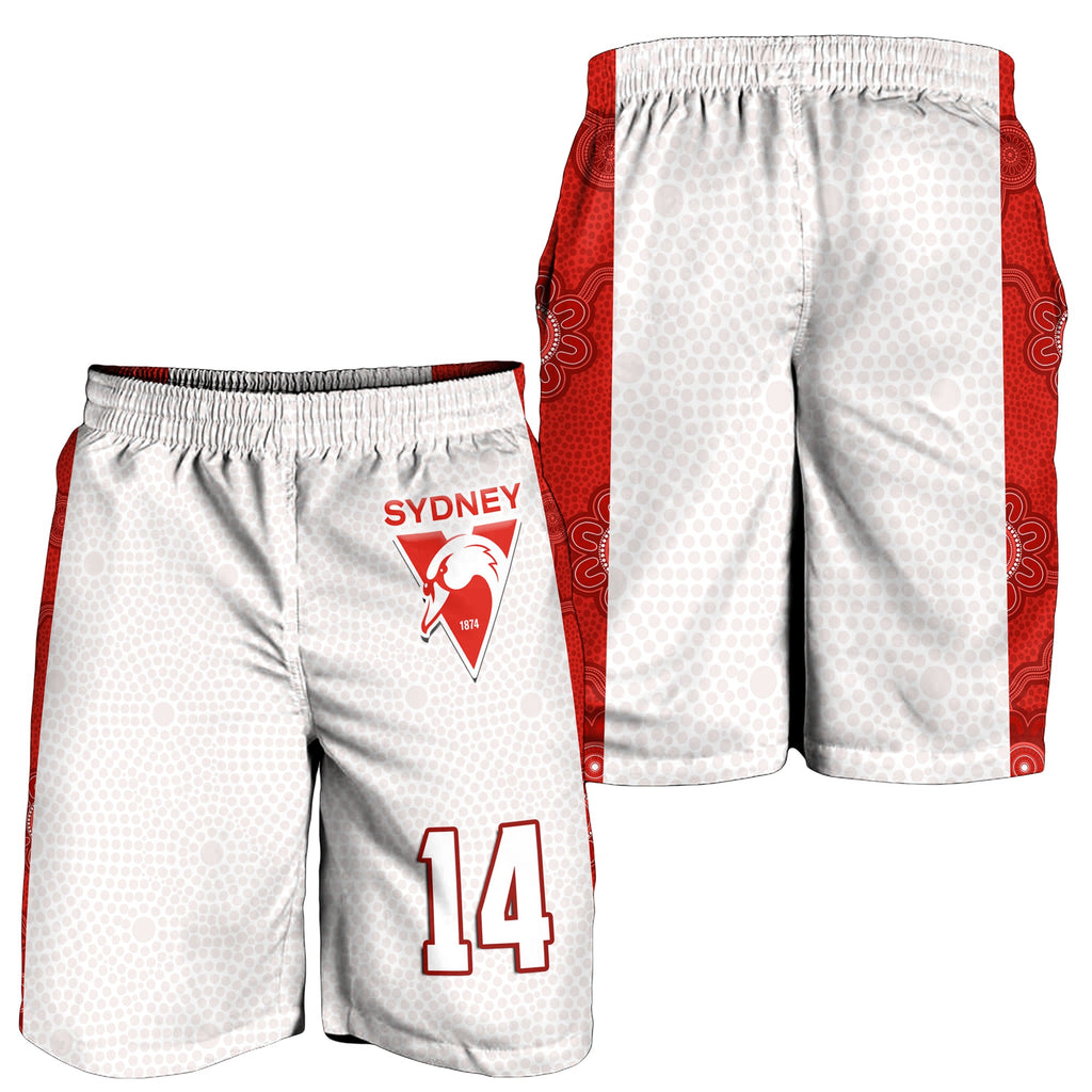 custom-number-sydney-football-men-shorts-swans-1874-dot-painting-artsy