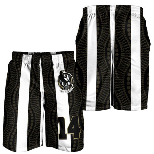 custom-number-magpies-football-men-shorts-collingwood-1892-indigenous-sporty-style