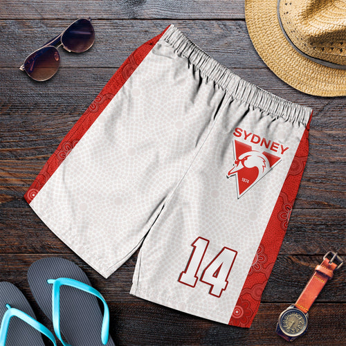 custom-number-sydney-football-men-shorts-swans-1874-dot-painting-artsy