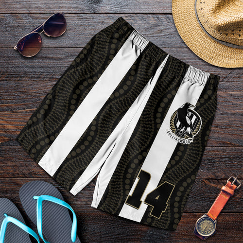 custom-number-magpies-football-men-shorts-collingwood-1892-indigenous-sporty-style