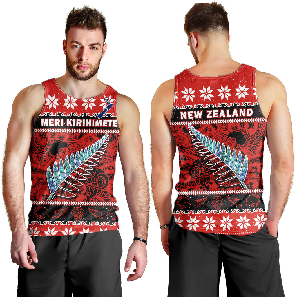 new-zealand-christmas-men-tank-top-paua-shell-silver-fern-meri-kirihimete