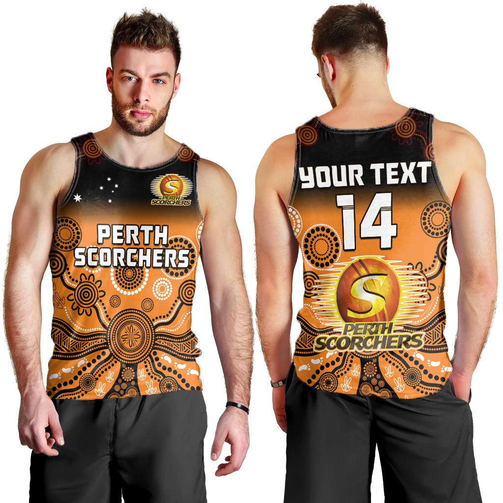 custom-text-and-number-perth-scorchers-cricket-men-tank-top-indigenous-art-ver01