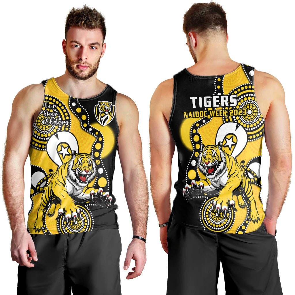 richmond-football-naidoc-2023-men-tank-top-tigers-for-our-elders-indigenous-art