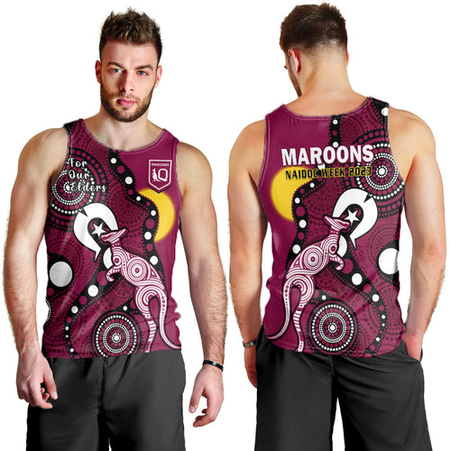 maroons-rugby-naidoc-2023-men-tank-top-qld-for-our-elders-indigenous-art