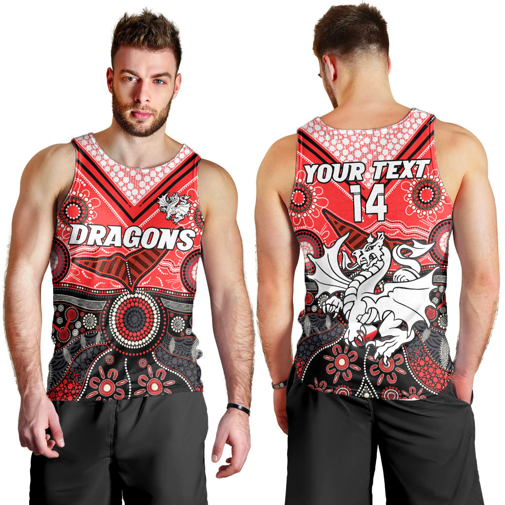 custom-text-and-number-dragons-rugby-men-tank-top-indigenous-pattern-artsy-version