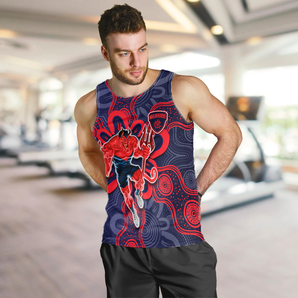custom-text-and-number-demons-football-2022-men-tank-top-australian-aboriginal-dot-painting