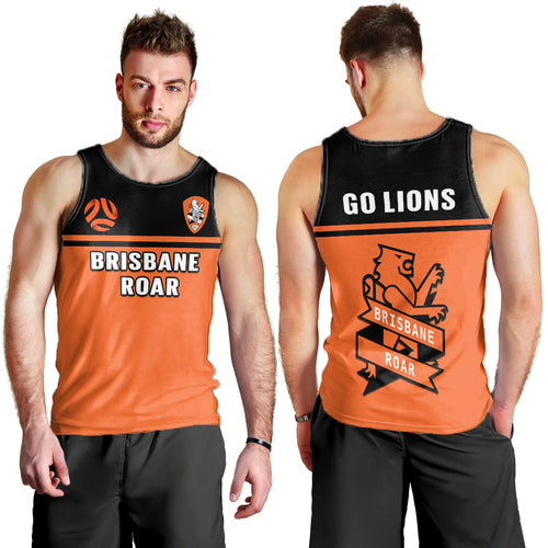 brisbane-roar-football-men-tank-top-go-lions-simple-style