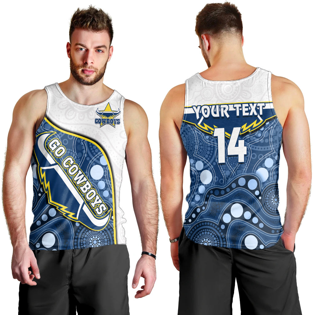 custom-text-and-number-cowboys-rugby-men-tank-top-indigenous-pattern-2022-premiers-sporty-style
