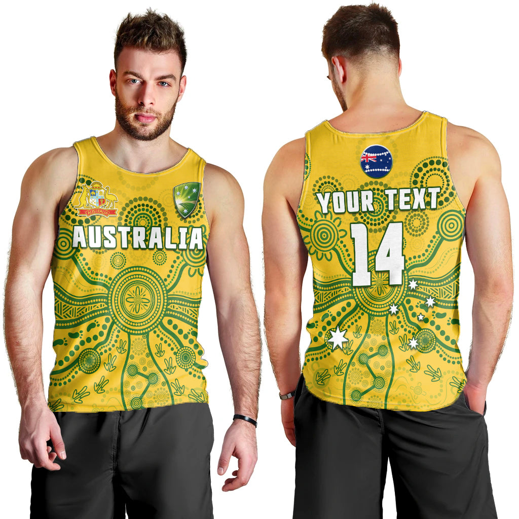 custom-text-and-number-cricket-australia-men-tank-top-aussie-2022-indigenous-special-version