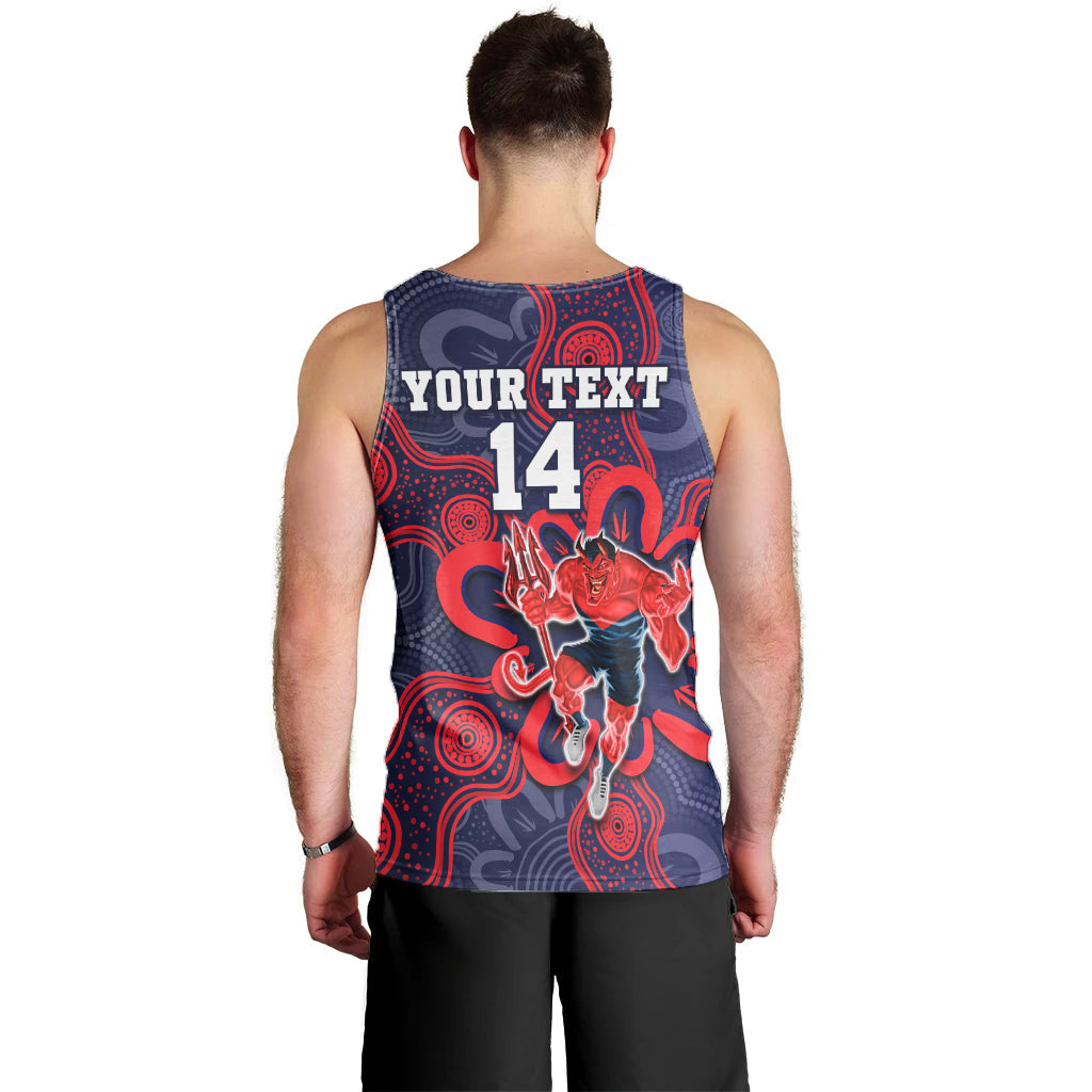 custom-text-and-number-demons-football-2022-men-tank-top-australian-aboriginal-dot-painting
