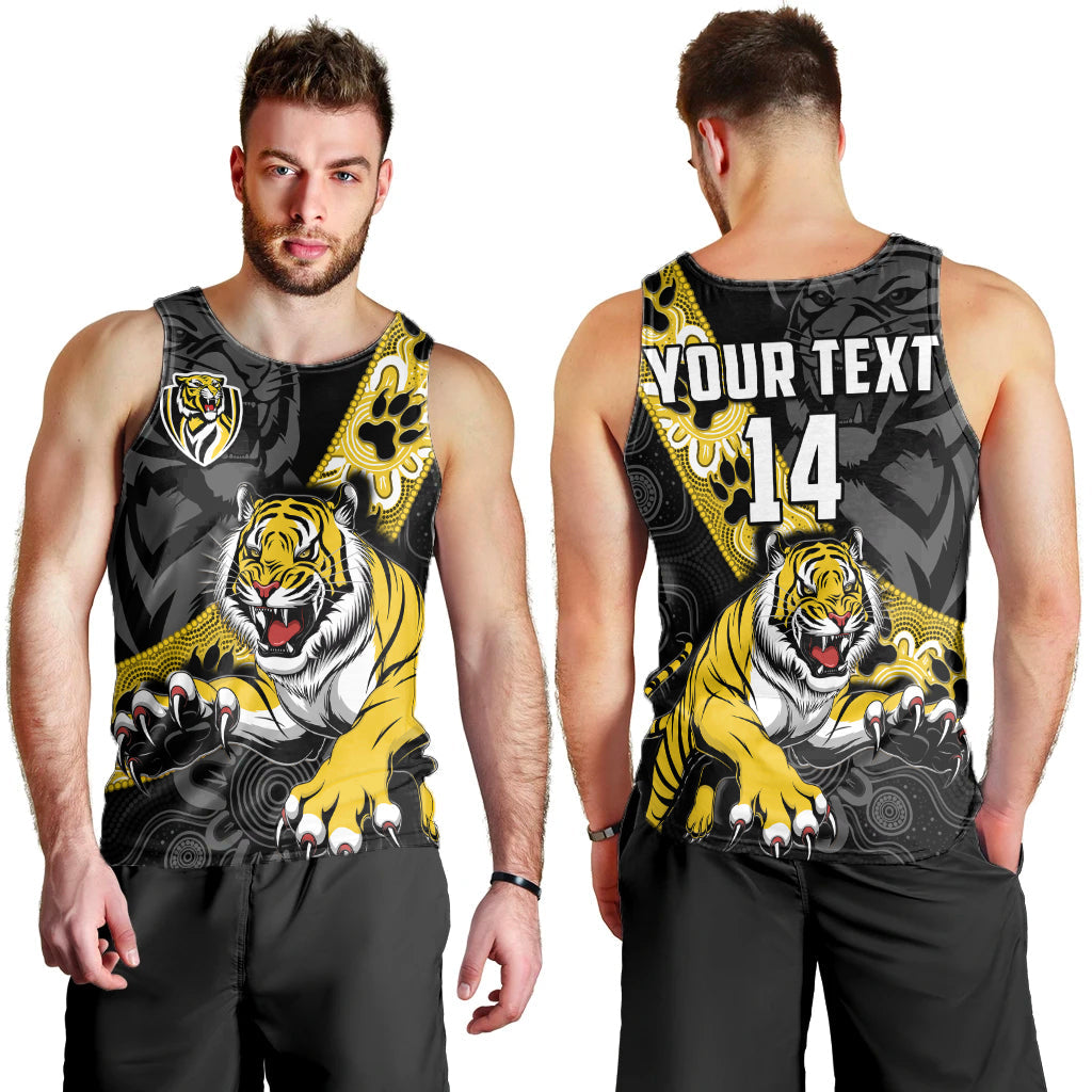 custom-text-and-number-richmond-football-men-tank-top-tigers-1885-indigenous-basic-style