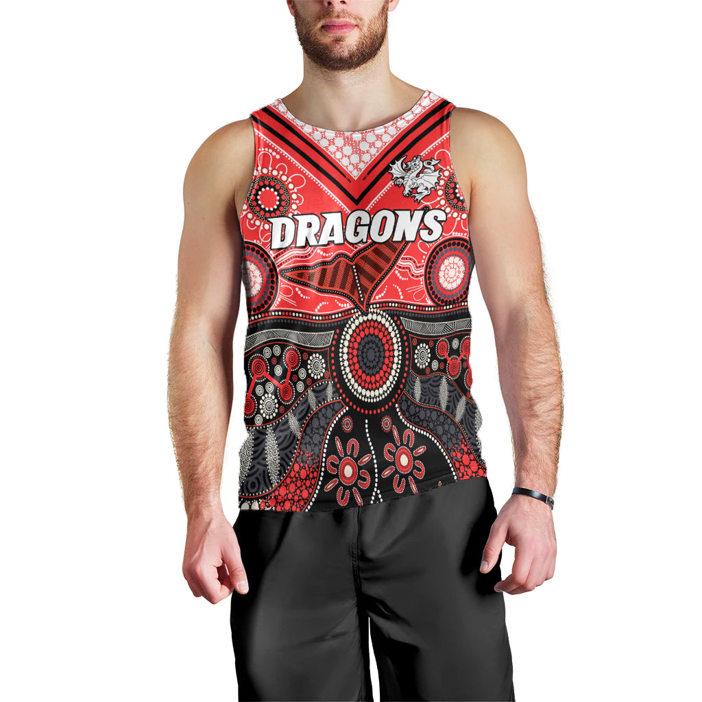 custom-text-and-number-dragons-rugby-men-tank-top-indigenous-pattern-artsy-version