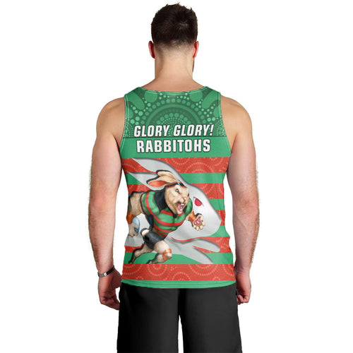 rabbitohs-rugby-men-tank-top-aboriginal-dot-painting-glory-glory-sporty-style
