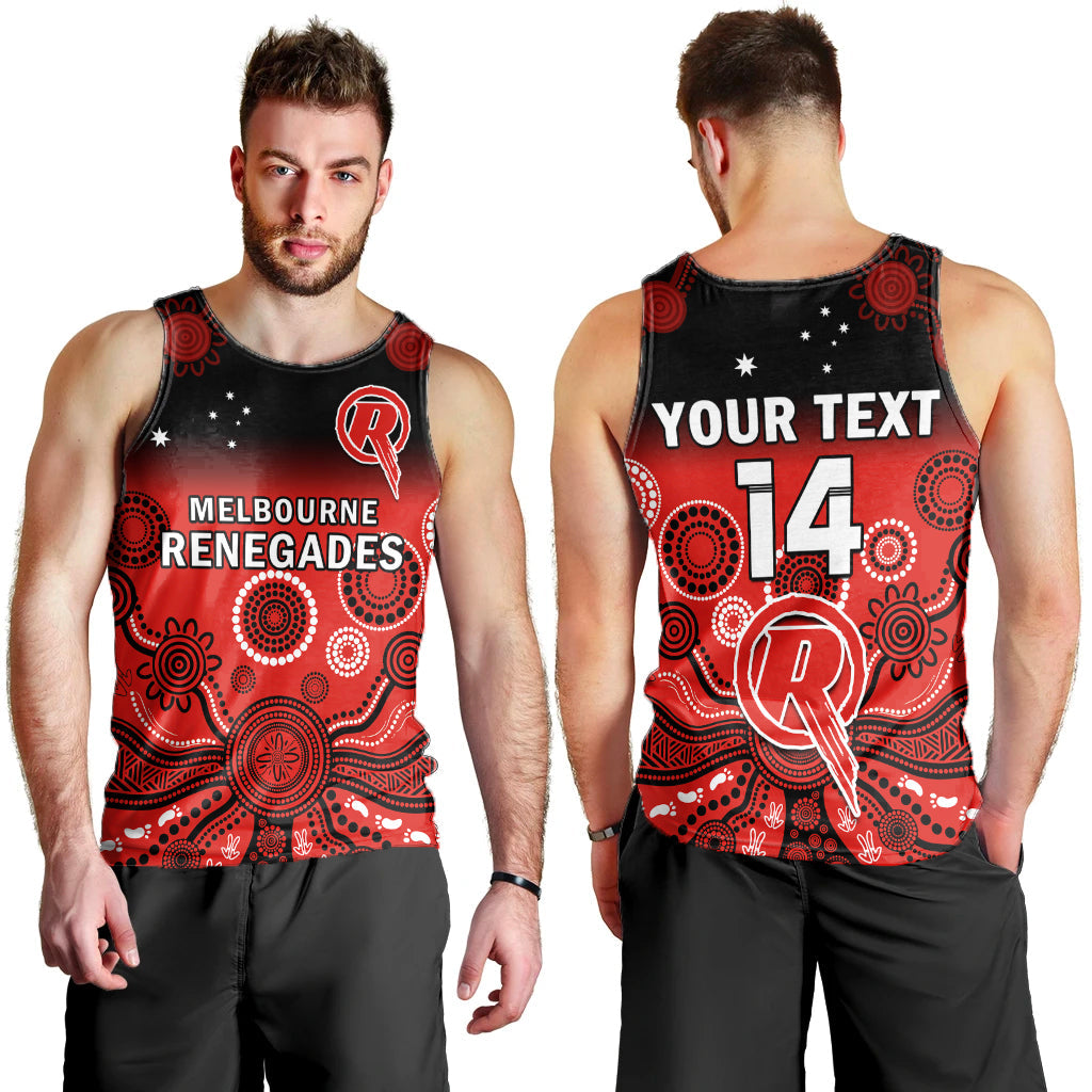 custom-text-and-number-melbourne-renegades-men-tank-top-gradient-aboriginal-dot-painting