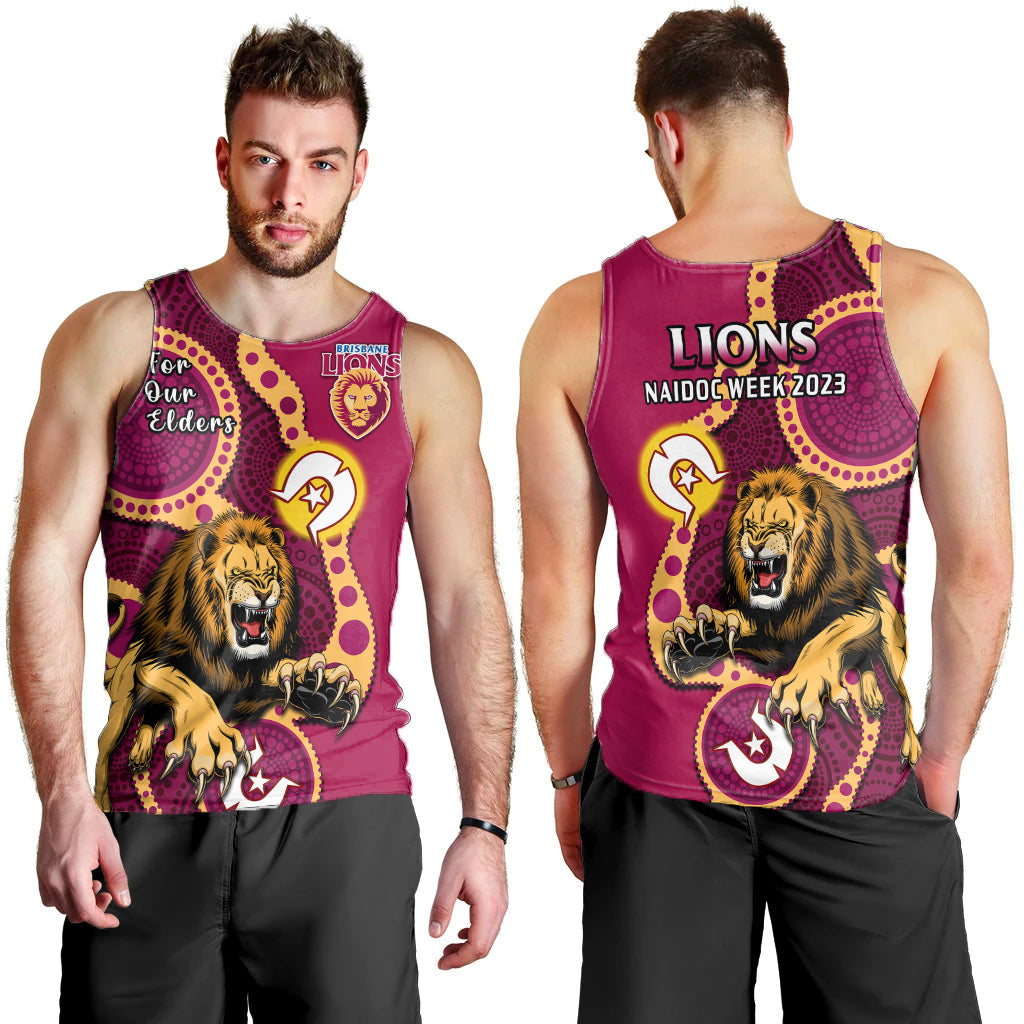 brisbane-lions-football-naidoc-2023-men-tank-top-for-our-elders-indigenous-art