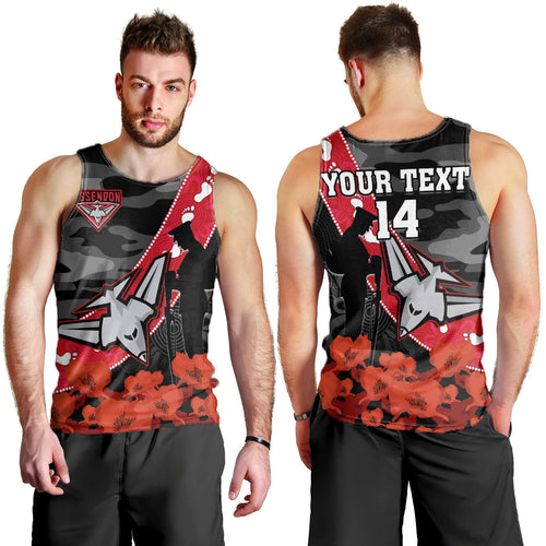 custom-text-and-number-essendon-football-anzac-2023-men-tank-top-bombers-aboriginal-mix-poppy-camouflage