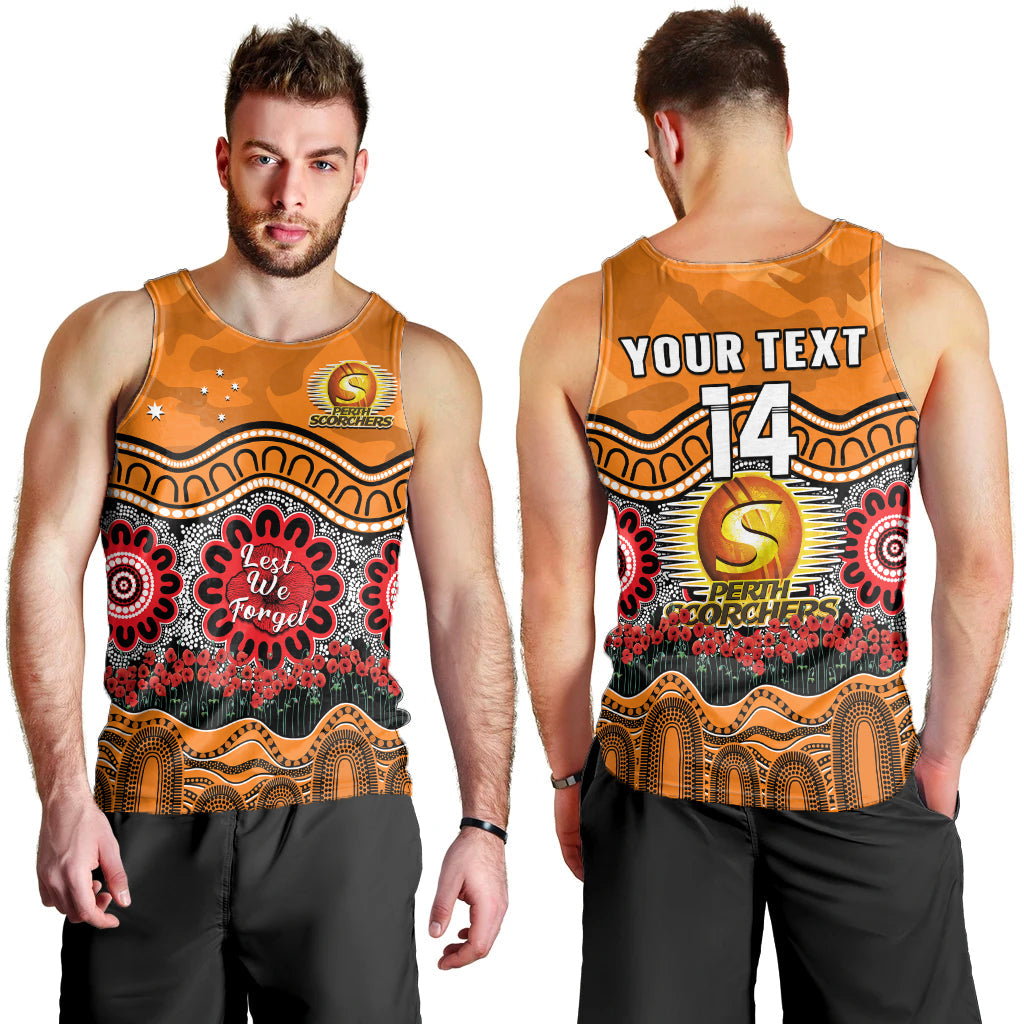 custom-text-and-number-perth-scorchers-cricket-anzac-men-tank-top-poppy-aboriginal-camouflage