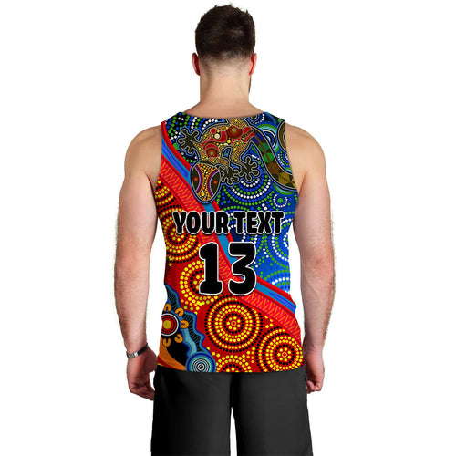 custom-text-and-number-australia-lizard-and-sun-men-tank-top-aboriginal-art-speical
