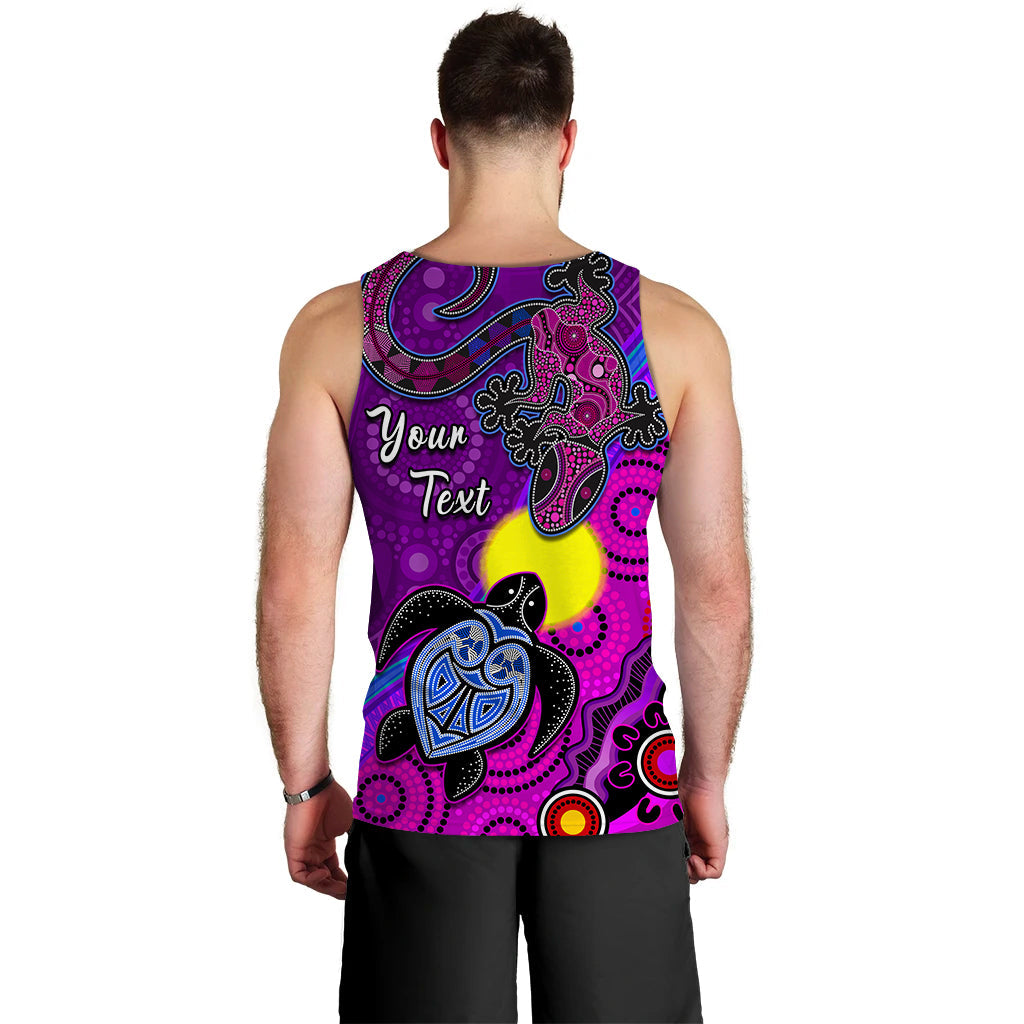 custom-personalised-australia-lizard-and-turtle-men-tank-top-aboriginal-art-beautiful-life