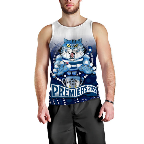 custom-personalised-cats-football-men-tank-top-aboriginal-australian-premiers-2022-proud-geelong-cartoon