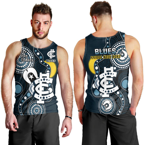 carlton-football-naidoc-2023-men-tank-top-blues-for-our-elders-indigenous-art