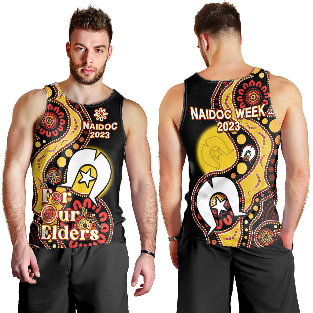 australia-naidoc-week-2023-men-tank-top-indigenous-for-our-elders