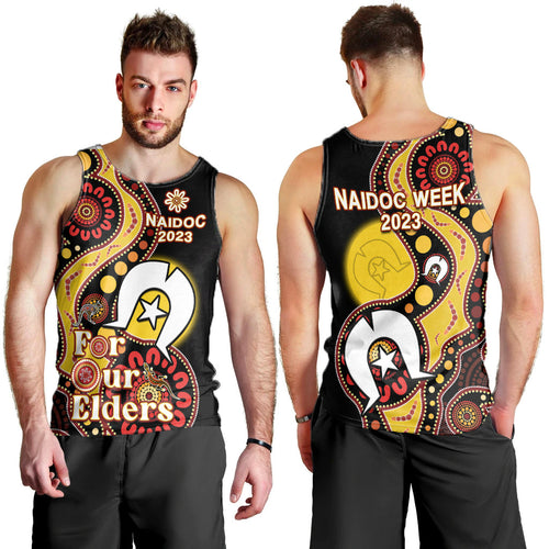 australia-naidoc-week-2023-men-tank-top-indigenous-for-our-elders