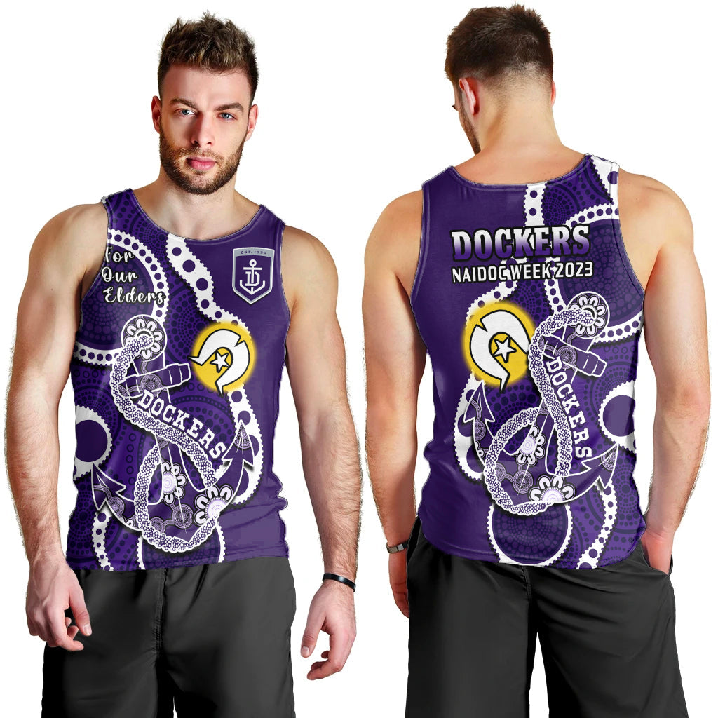fremantle-football-naidoc-2023-men-tank-top-dockers-for-our-elders-indigenous-art