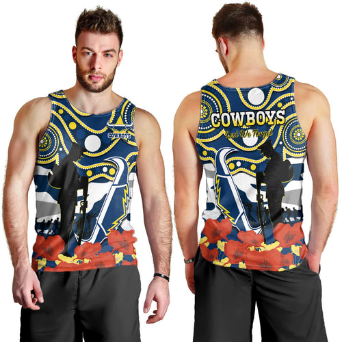 cowboys-rugby-anzac-2023-men-tank-top-australian-army-aboriginal-lest-we-forget