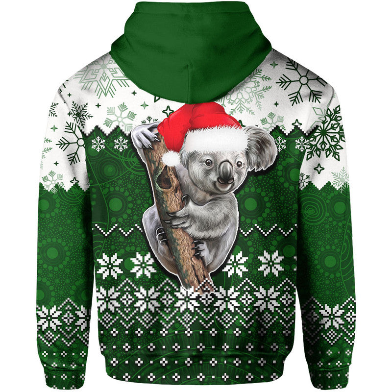aboriginal-christmas-2022-koala-hoodie-green-style