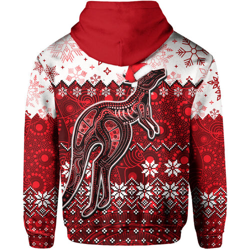 aboriginal-christmas-2022-kangaroo-hoodie-red-style