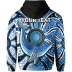 custom-personalised-aboriginal-dolphins-hoodie-blue-sea
