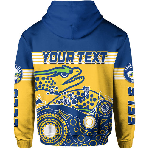 custom-personalised-eels-rugby-hoodie-aboriginal-simple