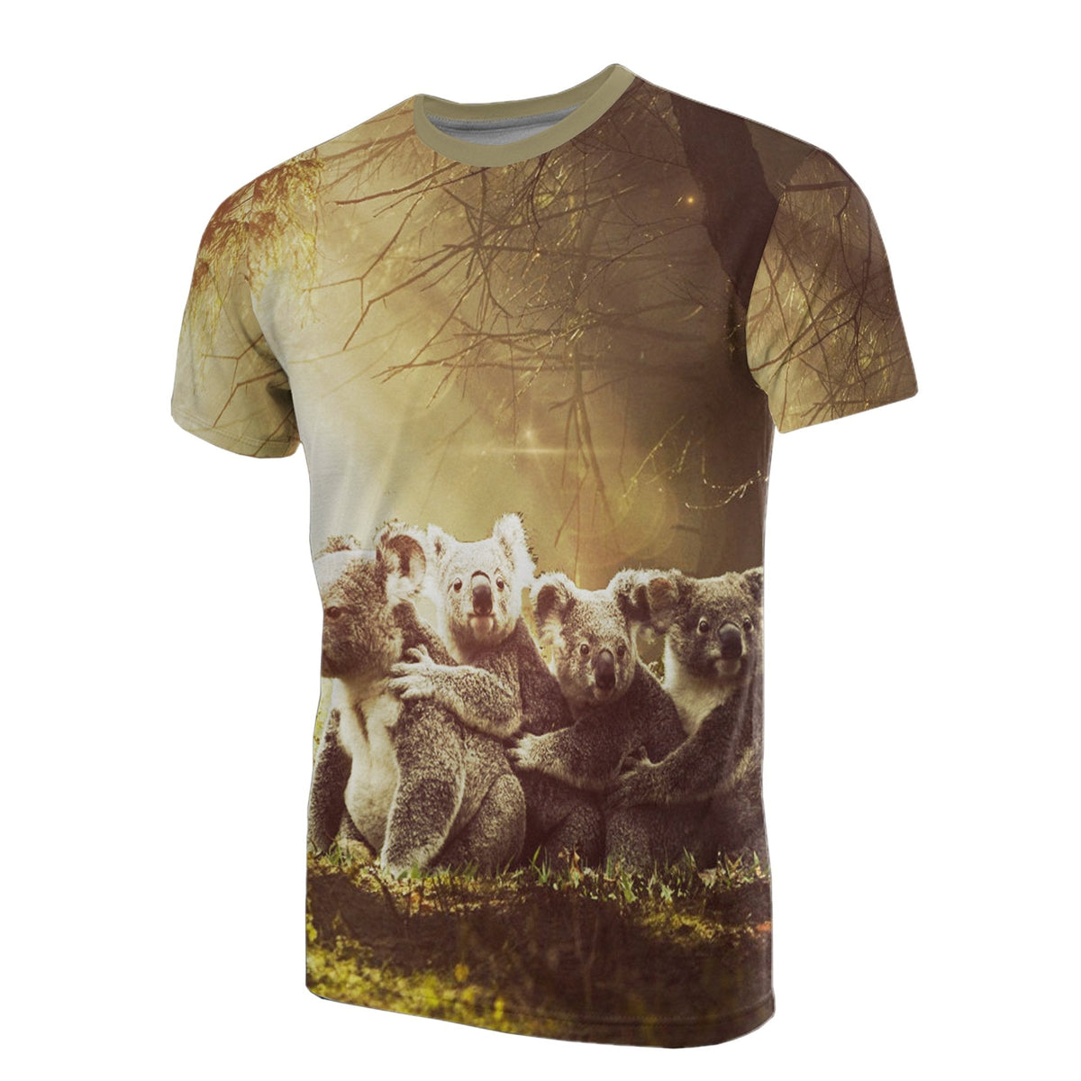 t-shirt-koala-family-landscape-art-unisex