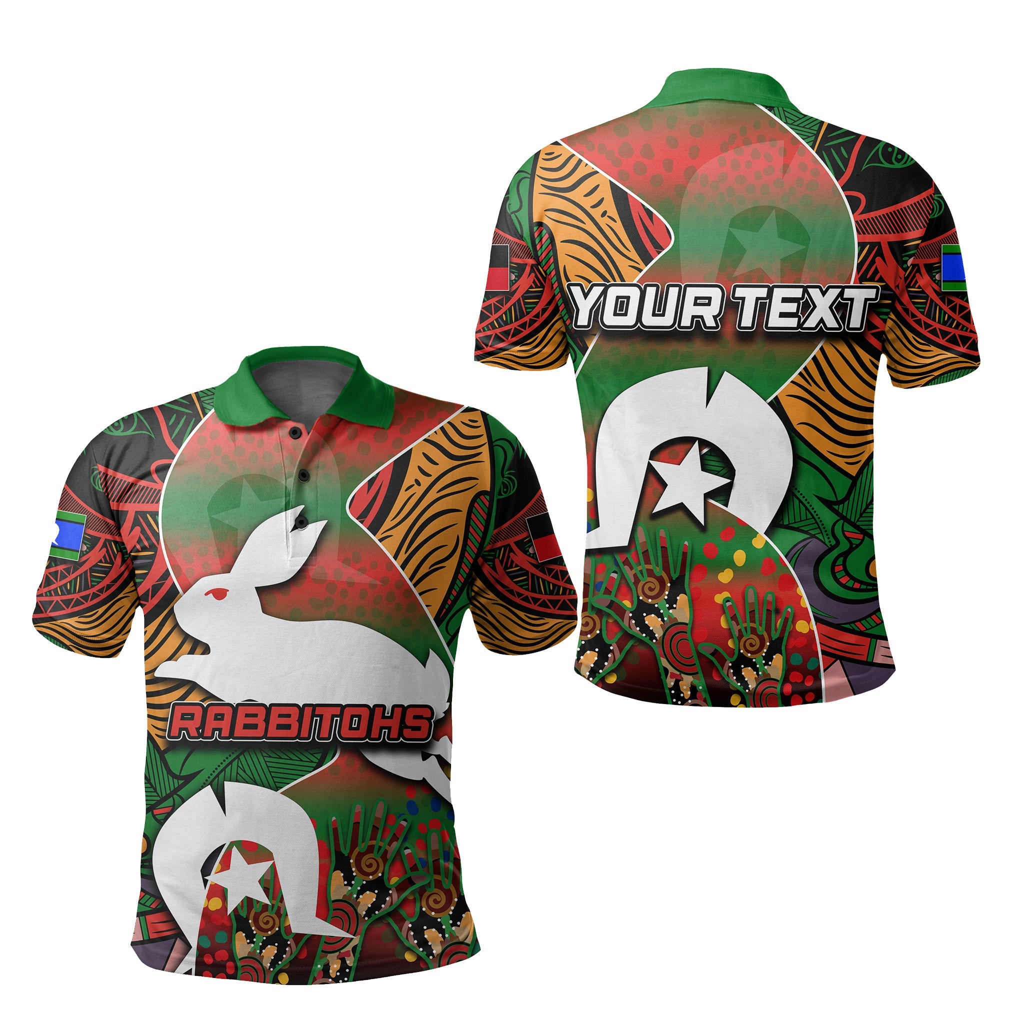 custom-personalised-naidoc-rabbitohs-polo-shirt-torres-strait-islander-1