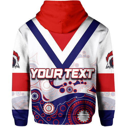custom-personalised-roosters-hoodie-aboriginal-white-style