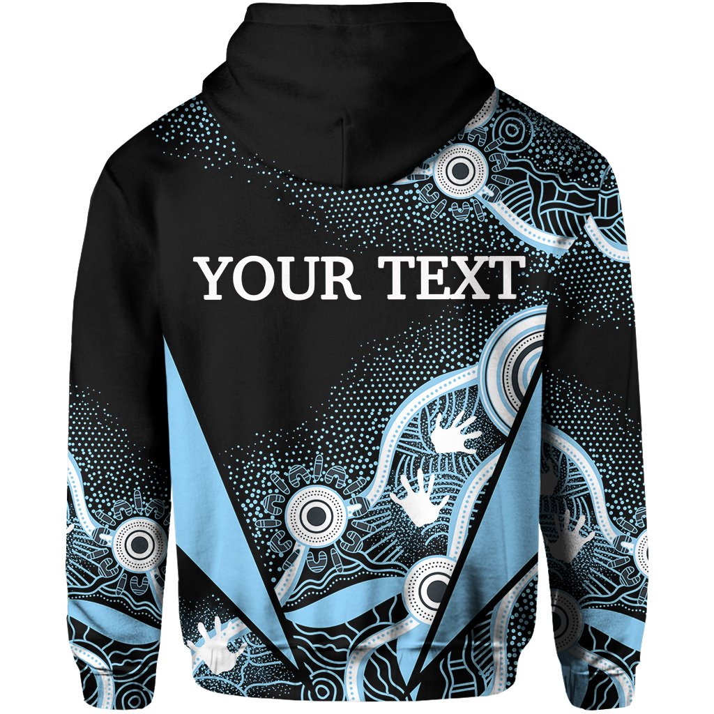 custom-personalisedsharks-aboriginal-hoodie-light-blue