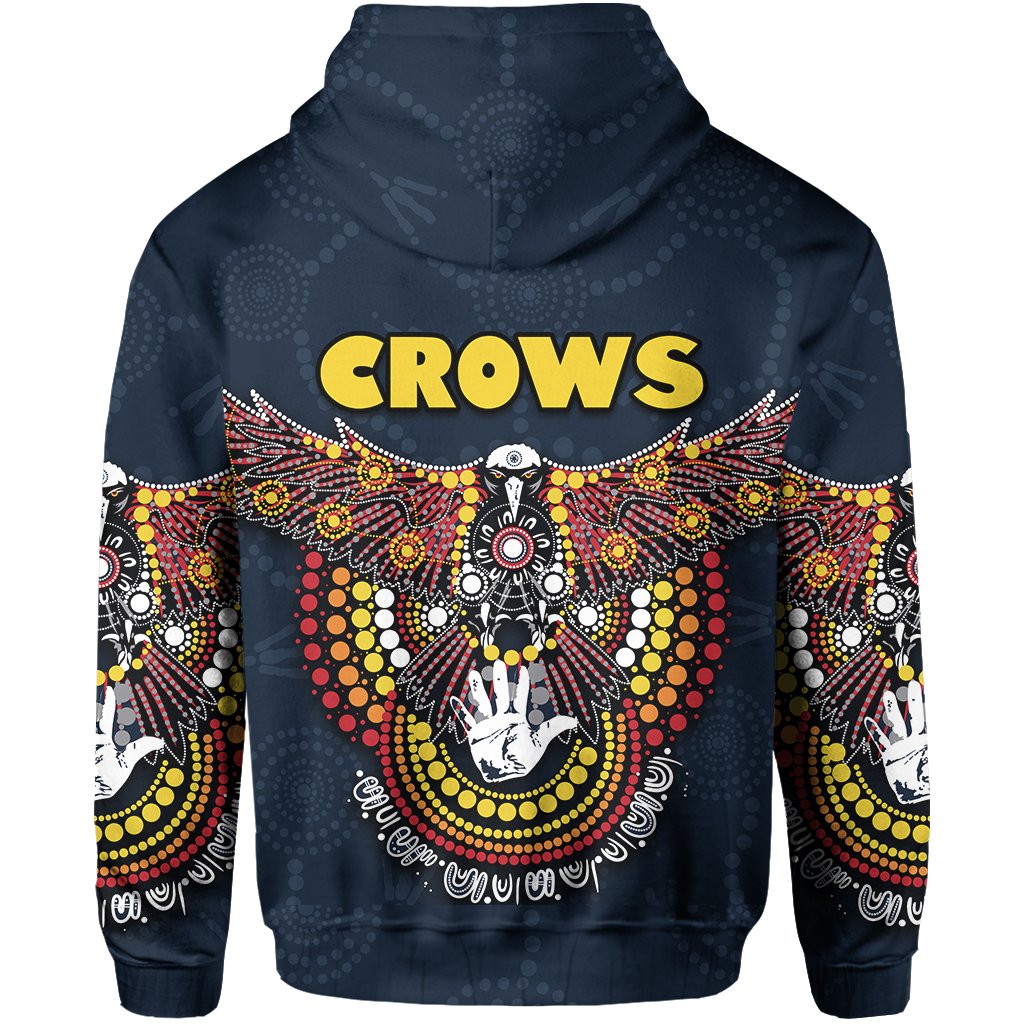 custom-personalisedadelaide-aboriginal-crows-zip-hoodie