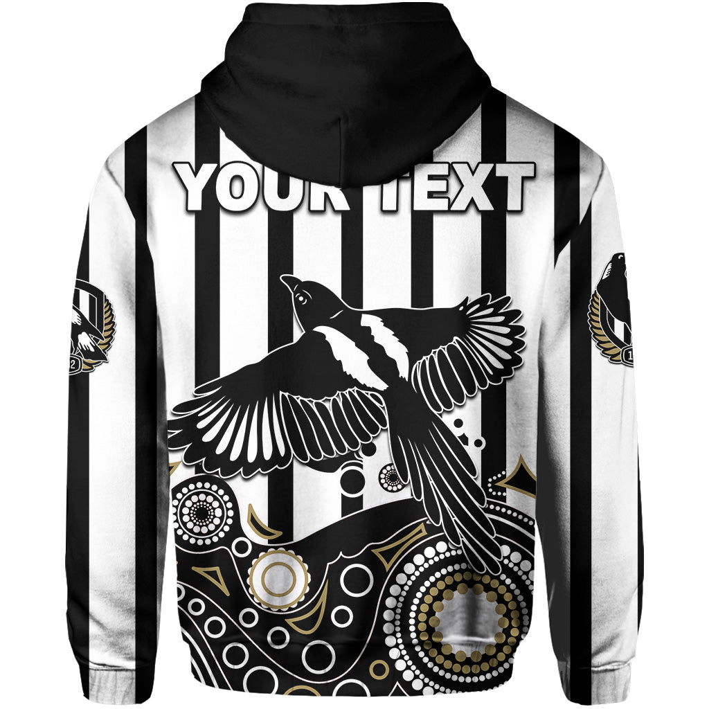 custom-personalised-magpies-zip-hoodie-aboriginal-simple
