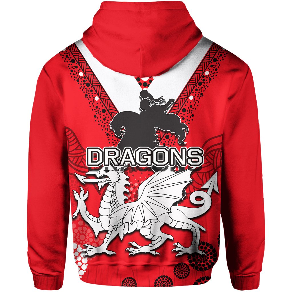 custom-personalisedst-george-zip-hoodie-aboriginal-red